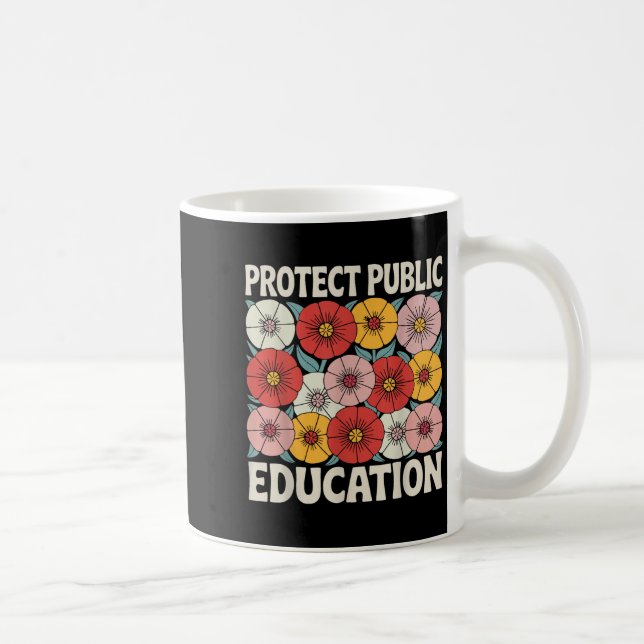 Protect Public Education  Kaffeetasse (Rechts)