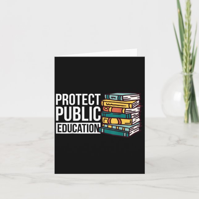Protect Public Education  Karte (Vorderseite)
