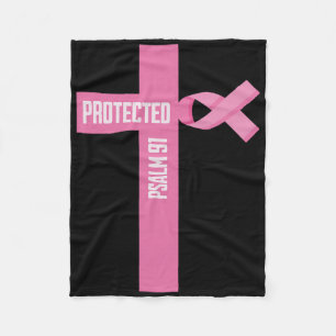 Protected Psalm 91 Christlich 91. Psalm Bibel Brea Fleecedecke