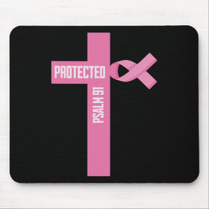Protected Psalm 91 Christlich 91. Psalm Bibel Brea Mousepad