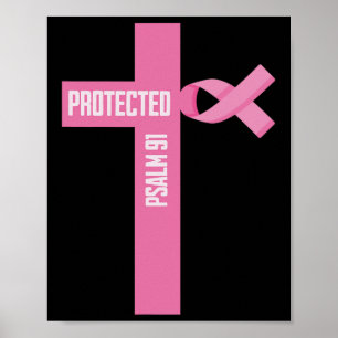 Protected Psalm 91 Christlich 91. Psalm Bibel Brea Poster