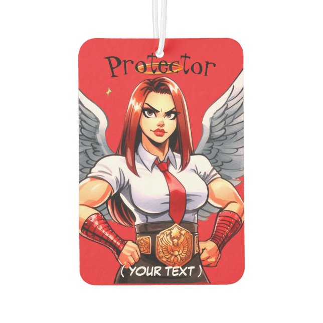 Protector Guardian Angel Show Wrestler Autolufterfrischer (Rückseite)