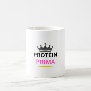 Protein Prima Fitness Kaffeetasse – Geschenk für G