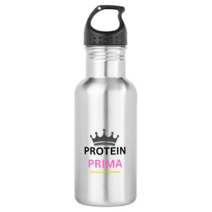 Protein Prima Gym Wasserflasche – Edelstahl