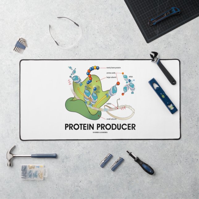 Protein Producer mRNA tRNA Protein Synthese Schreibtischunterlage (Arbeitsplatz)