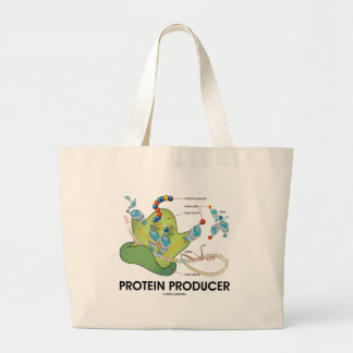 Protein-Produzent (Biologie-Protein-Synthese) Jumbo Stoffbeutel
