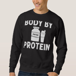 Protein Shakes Pulver Whey trinkt Snacks Vegane Na Sweatshirt