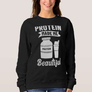 Protein Shakes Pulver Whey trinkt Snacks Vegane Na Sweatshirt
