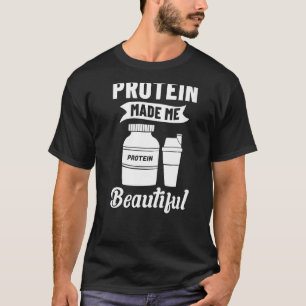Protein Shakes Pulver Whey trinkt Snacks Vegane Na T-Shirt