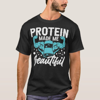 Protein Shakes Pulver Whey trinkt Snacks Vegane Na T-Shirt