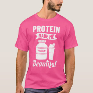 Protein Shakes Pulver Whey trinkt Snacks Vegane Na T-Shirt