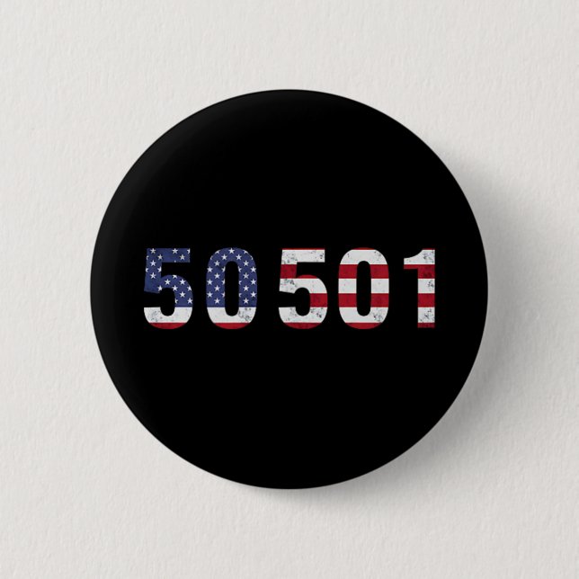 Protest 50501 button (Vorderseite)