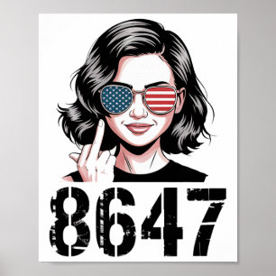 Protest 86 47 Anti Trump Lustig 8647 Anti-trump Fr Poster