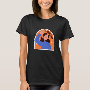 Protest Frauen Menschenrechte Marsch Retro T-Shirt