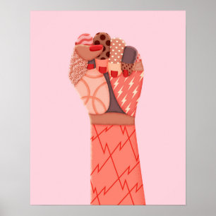 Protest für moderne Kunst Poster