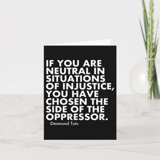 Protest gegen Trump Karte (Vorderseite)