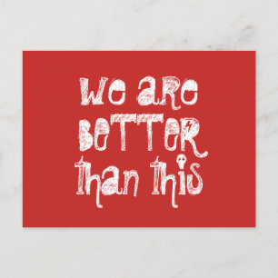 PROTEST POSTCARD POSTKARTE