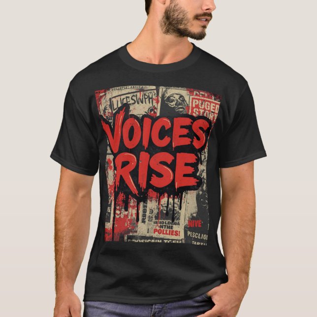 Protest-Straßenkunst T-Shirt (Vorderseite)