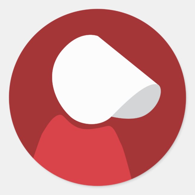 Protest von Handmaid gegen Frauen | Runder Aufkleber (Vorderseite)