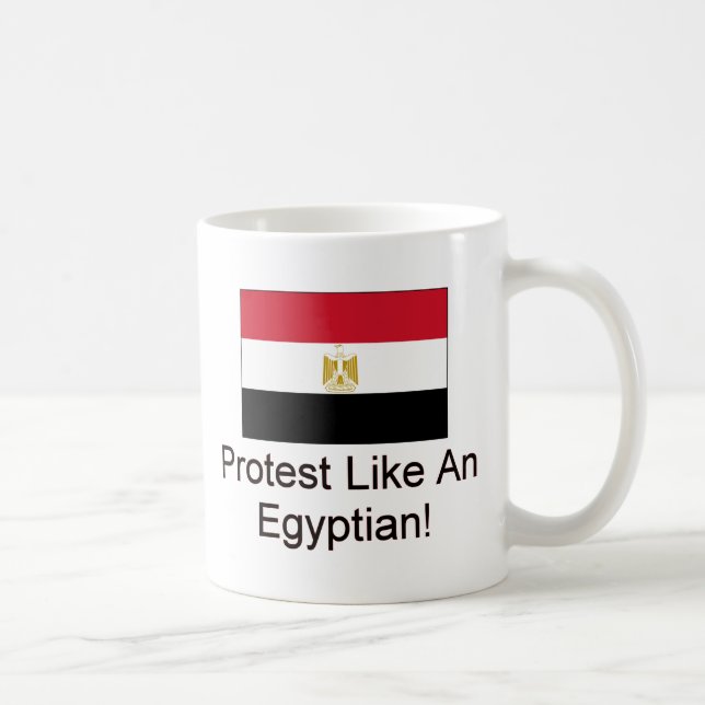 Protest wie ein Ägypter Kaffeetasse (Rechts)