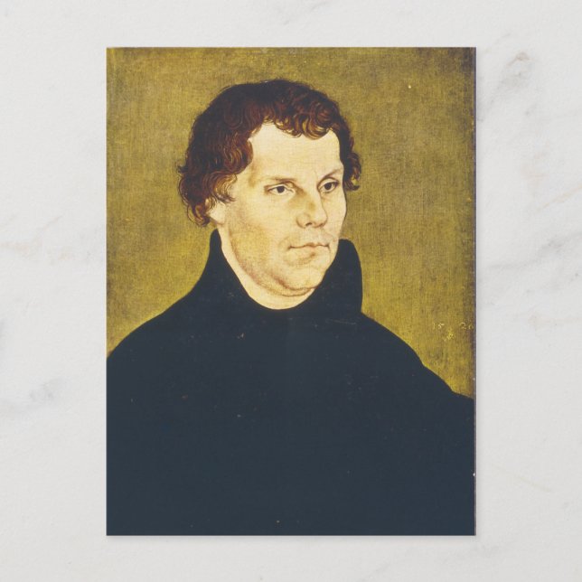 Protestant Reformist Martin Luther von L. Cranach Postkarte (Vorderseite)