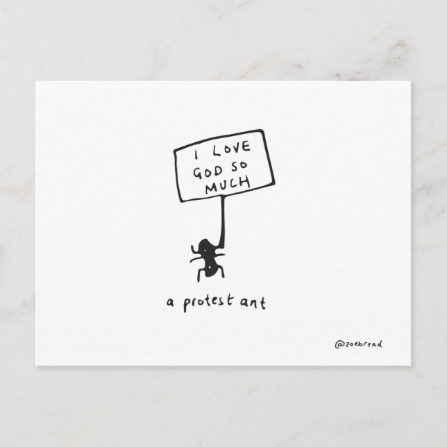 protestantische Postkarte (Vorderseite)