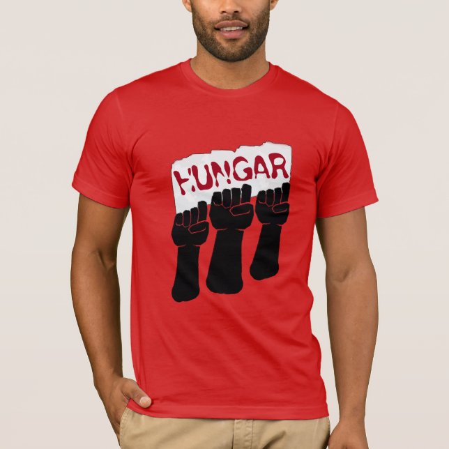 PROTESTE HUNGAR, Text bearbeiten, um T - Shirt zu  (Vorderseite)