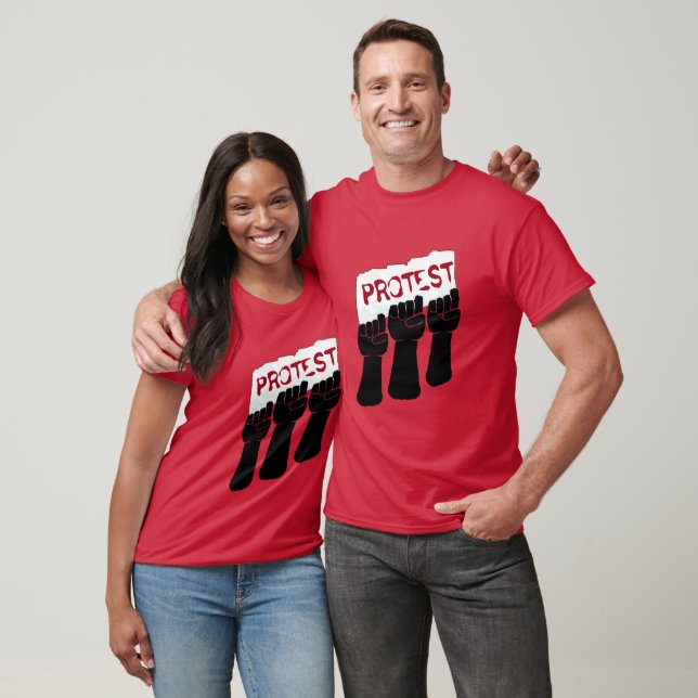 PROTESTEN, Text bearbeiten, um T - Shirt zu entwer (Unisex)