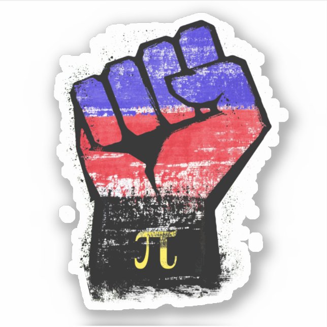 Protestfäuste Aufkleber (Vorderseite)