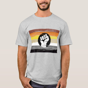 Protestflagge mit Bärenfarbe T-Shirt