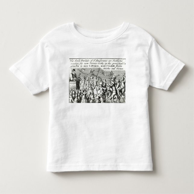 Protestierender in Edinburgh, 1637 Kleinkind T-shirt (Vorderseite)