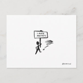 Protestkarte Postkarte