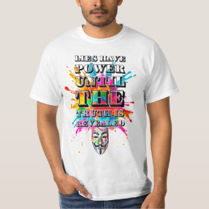 Protestmotto. Anonym. T-Shirt