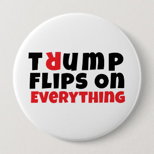 Protestmotto gegen Trump Button