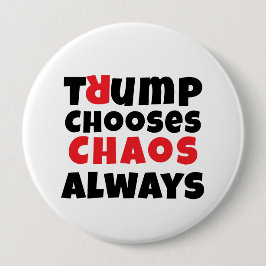 Protestmotto gegen Trump Button