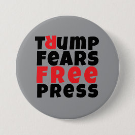 Protestmotto gegen Trump Button