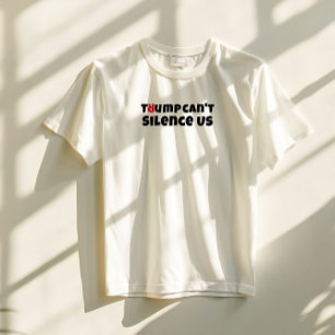 Protestmotto von Trump-Studenten rot elegant T-Shirt
