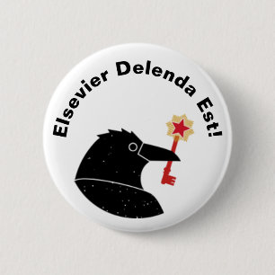 Protestschaltfläche von Elsevier Button