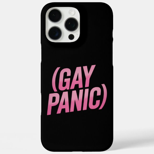 Proteststolz auf Gay Panic LGBTQ Case-Mate iPhone Hülle (Rückseite)