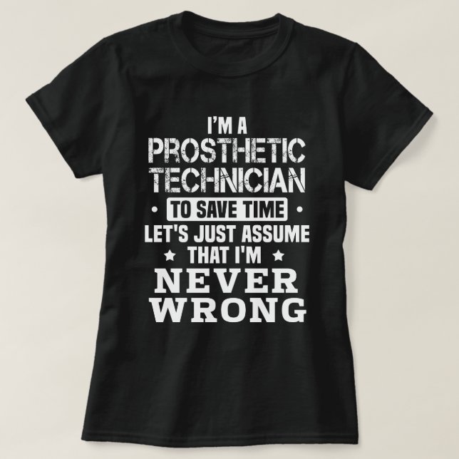 Prothetiker T-Shirt (Design vorne)