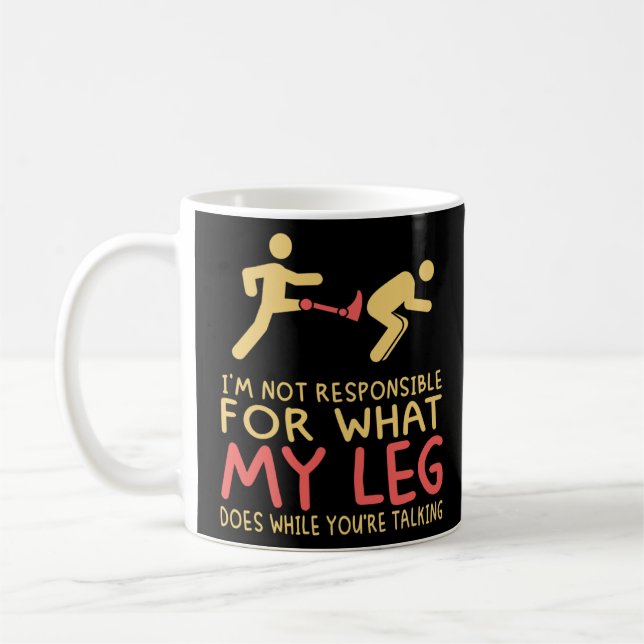 Prothetische Bionic Leg Amputiert Kaffeetasse (Links)