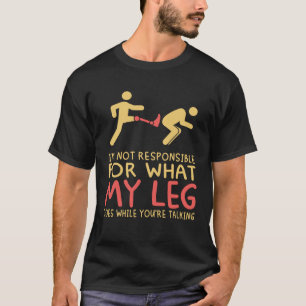 Prothetische Bionic Leg Amputiert T-Shirt
