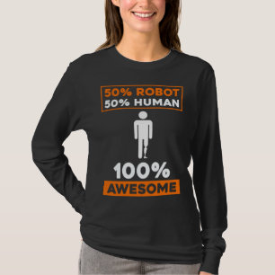 Prothetische Chirurgie Thema für Beinamputierte Ro T-Shirt