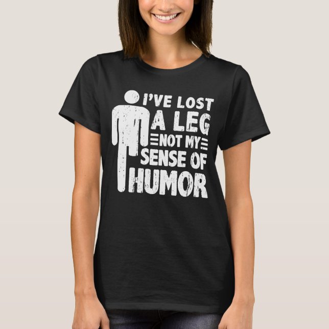 Prothetisches Leg Amputee T-Shirt (Vorderseite)