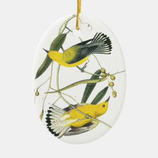 Prothonotary-Trällerer, John Audubon Keramikornament