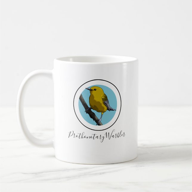 Prothonotary Warbler - Tasse (Links)