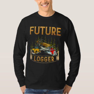 Protokollieren von Future Logger Lumberjack Holz C T-Shirt