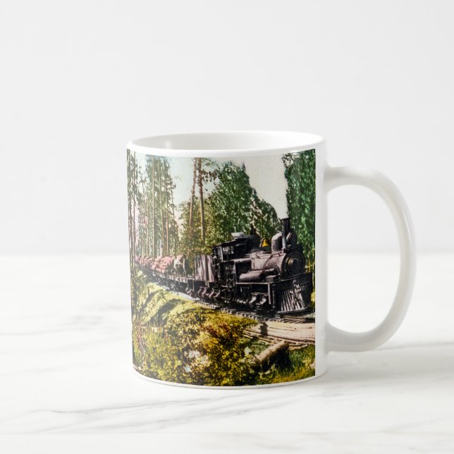 Protokollierungs-Zug am Eisen-Berg, Michigan Tasse (Rechts)
