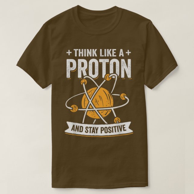 Proton Chemistry Physical Science Teacher T-Shirt (Design vorne)