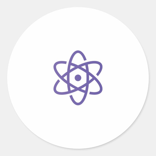 Proton XPR logo Proton Crypto logo Runder Aufkleber (Vorderseite)